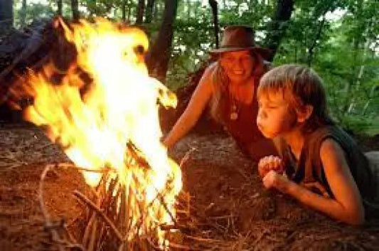 Mastering the Art of Fire with Flint and Steel - A Glow Bushcraft Essential - Purple Mallet