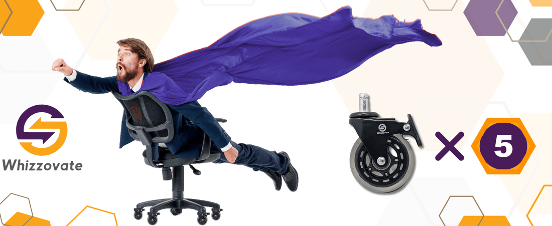 Upgrade Your Ride: How Rollerblade Wheels Transform Your Office Chair Experience - Purple Mallet