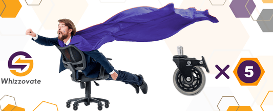 Upgrade Your Ride: How Rollerblade Wheels Transform Your Office Chair Experience - Purple Mallet