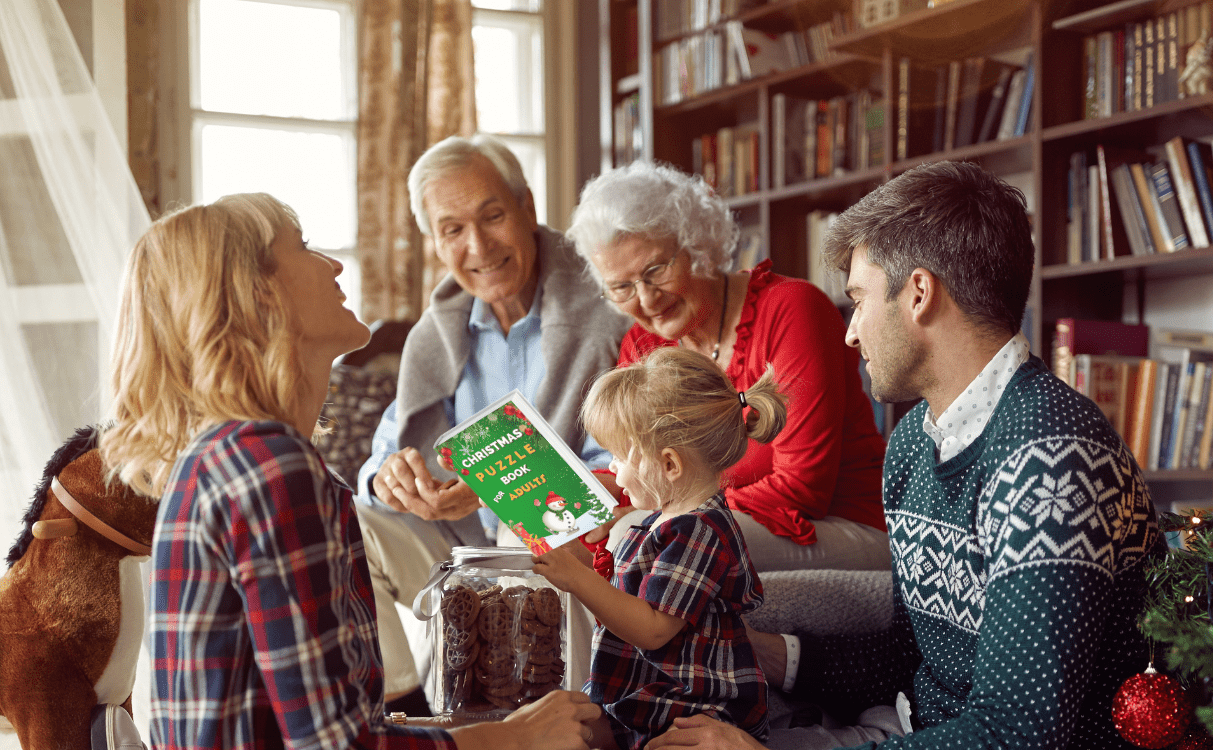 2023 Edition: Adult Christmas Puzzle Book with Diverse Puzzle Types - Purple Mallet