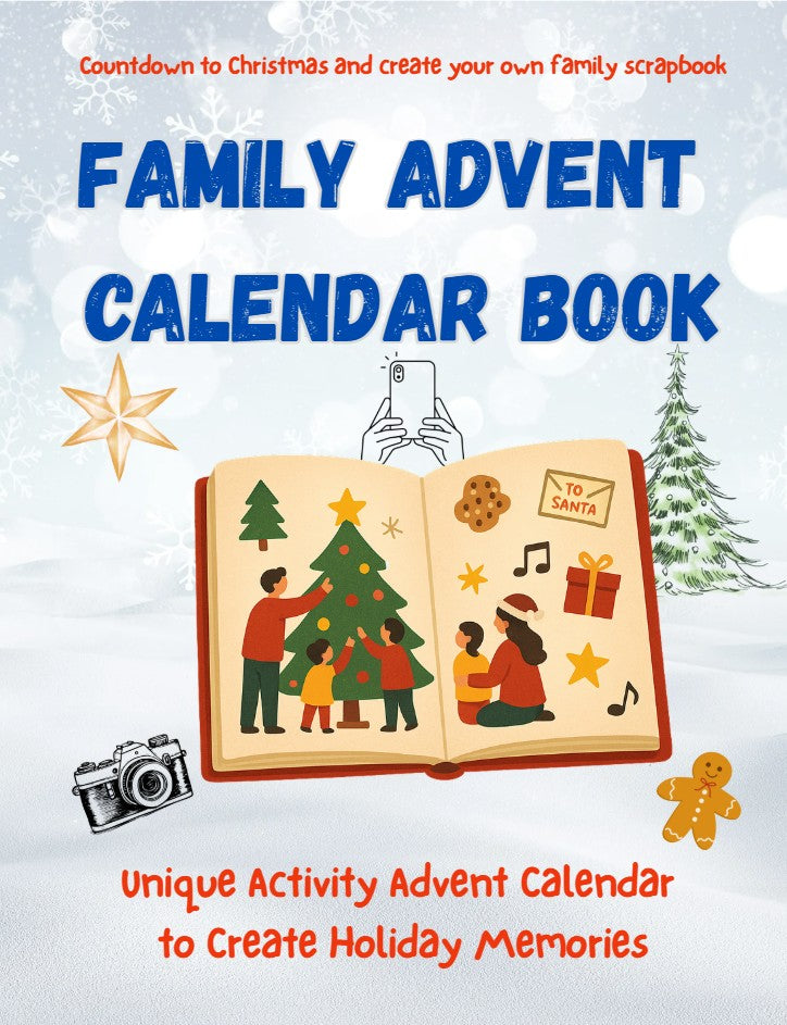 Family Advent Photo Scrapbook