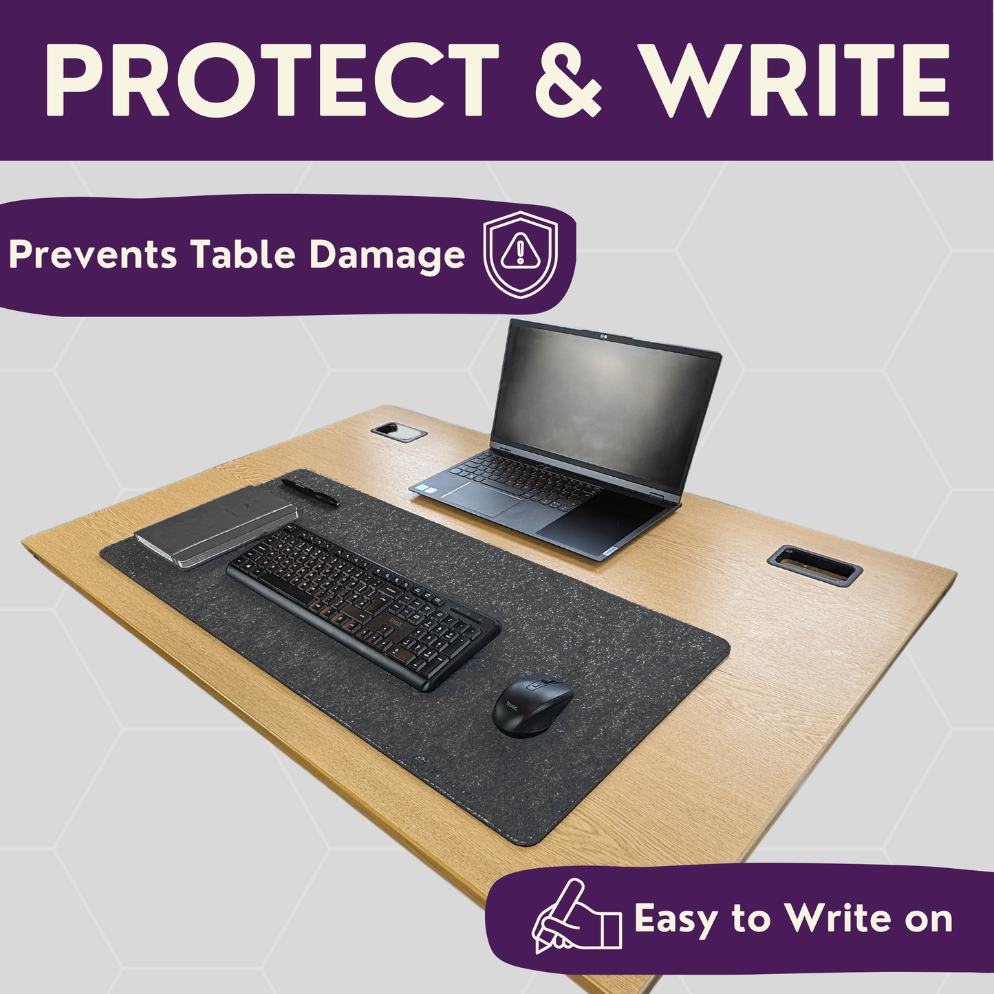 Felt Desk Mat for Office Desk