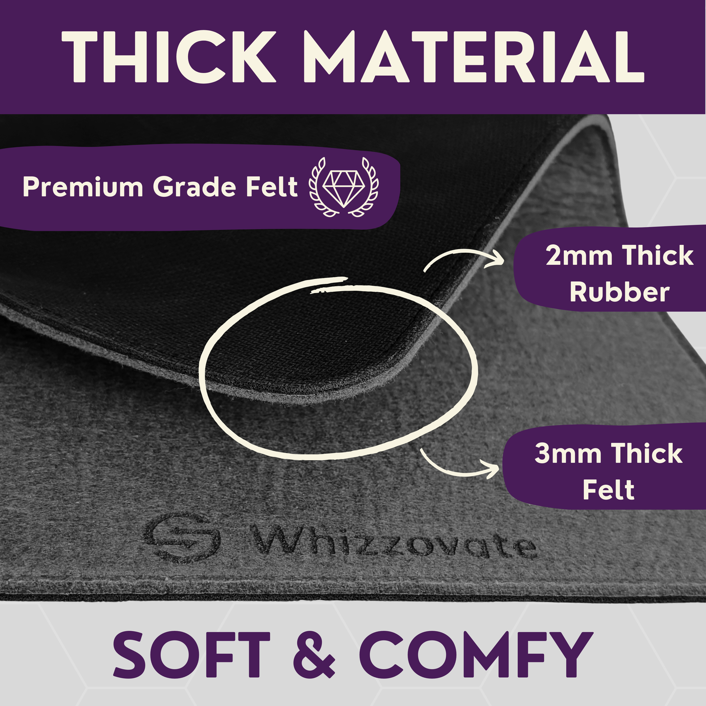 Felt Desk Mat for Office Desk