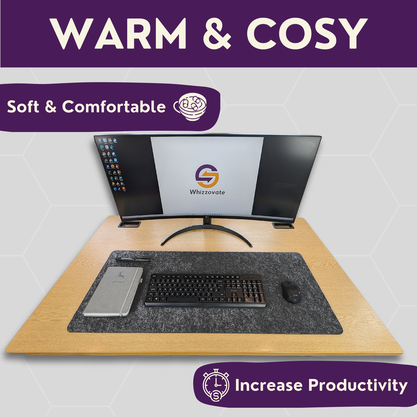 Felt Desk Mat for Office Desk