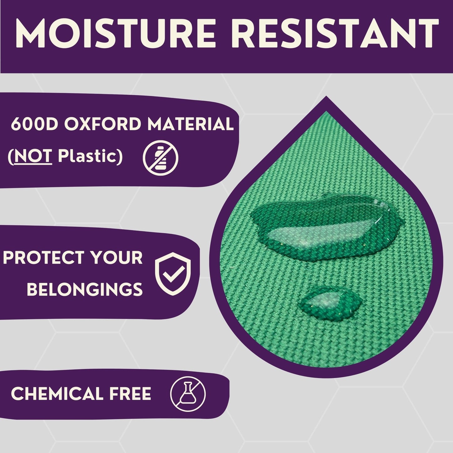 Christmas Tree Storage Bag - Store Your Christmas Tree - Holds up to 2.4m Trees - Oxford 600D Fabric - Purple Mallet