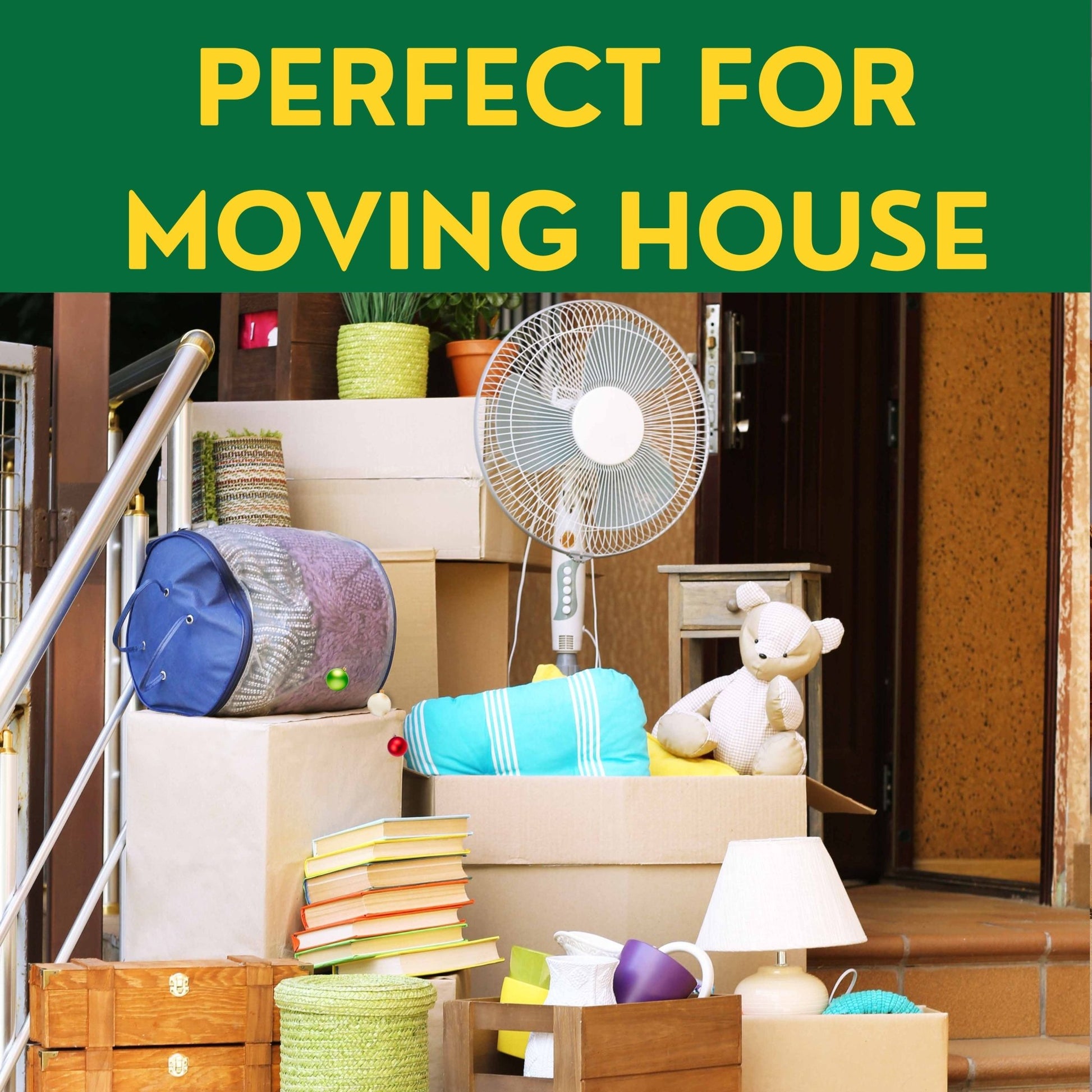 Extra Strong Jumbo Moving Bag with Zips – Big Bags for Large Storage - Purple Mallet