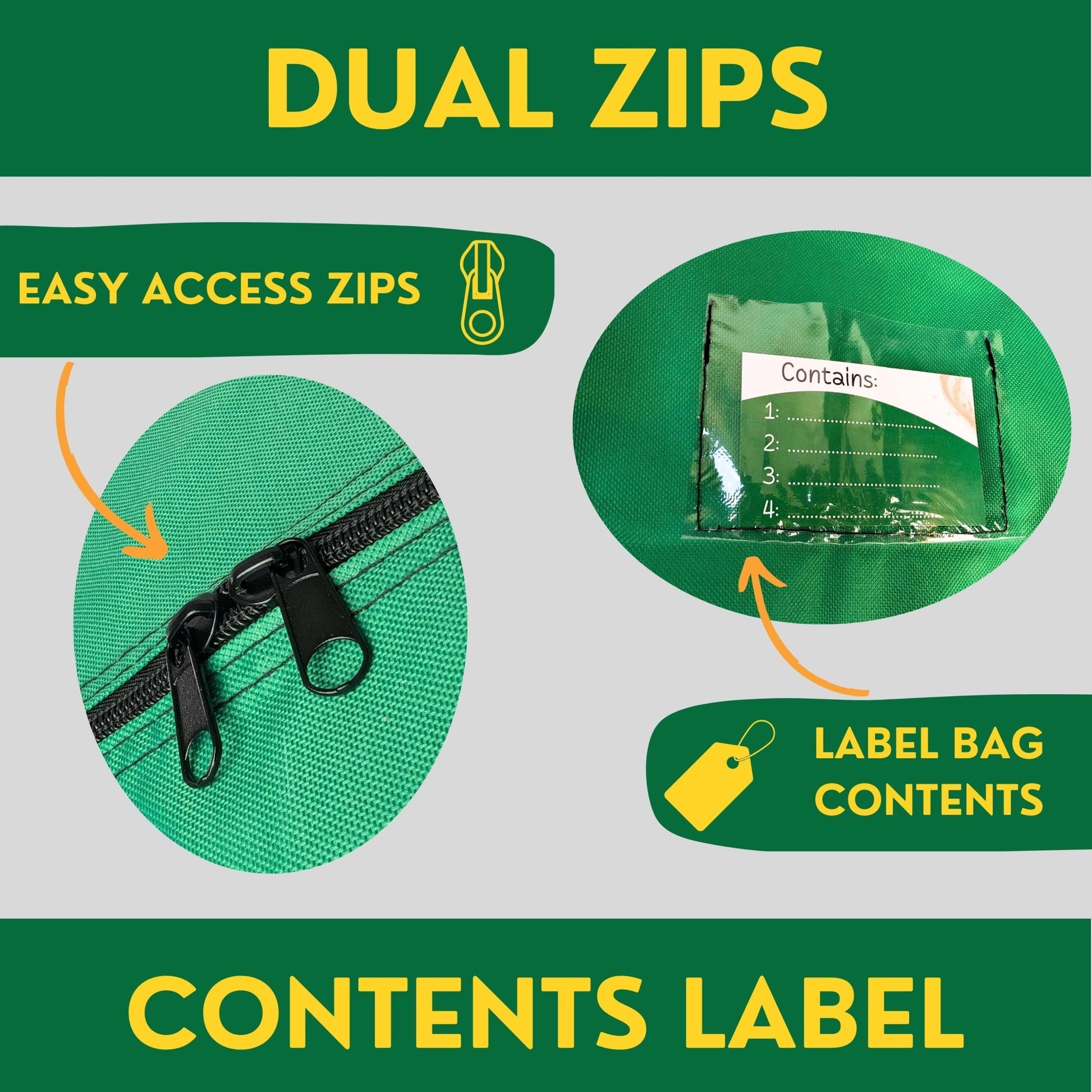 Extra Strong Jumbo Moving Bag with Zips – Big Bags for Large Storage - Purple Mallet