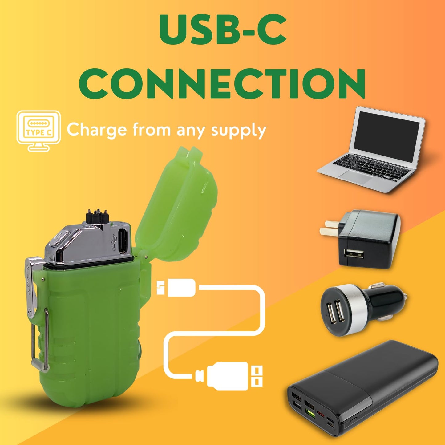 USB Rechargeable Plasma Lighter - Advanced Electric Lighter - Purple Mallet