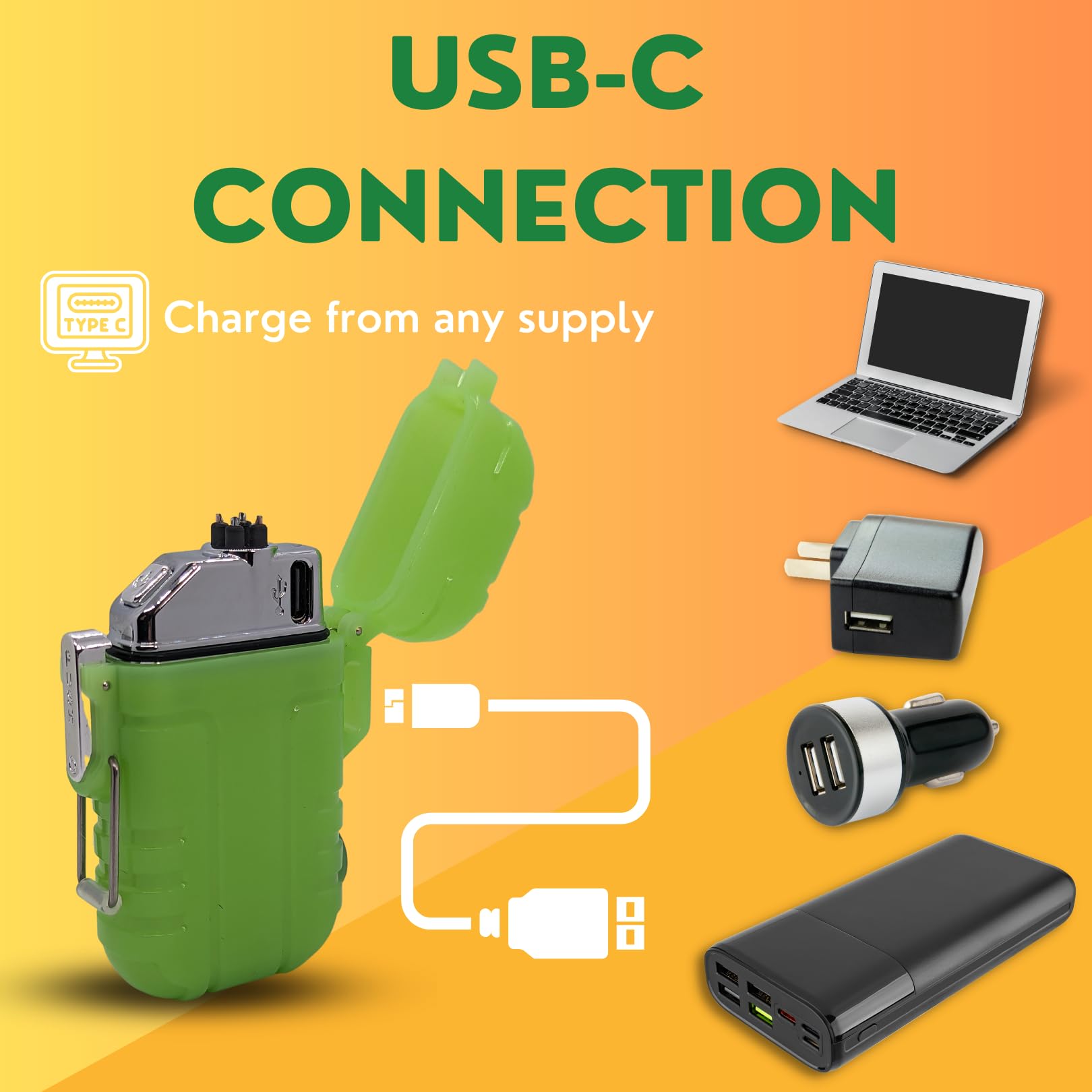 USB Rechargeable Plasma Lighter - Advanced Electric Lighter - Purple Mallet