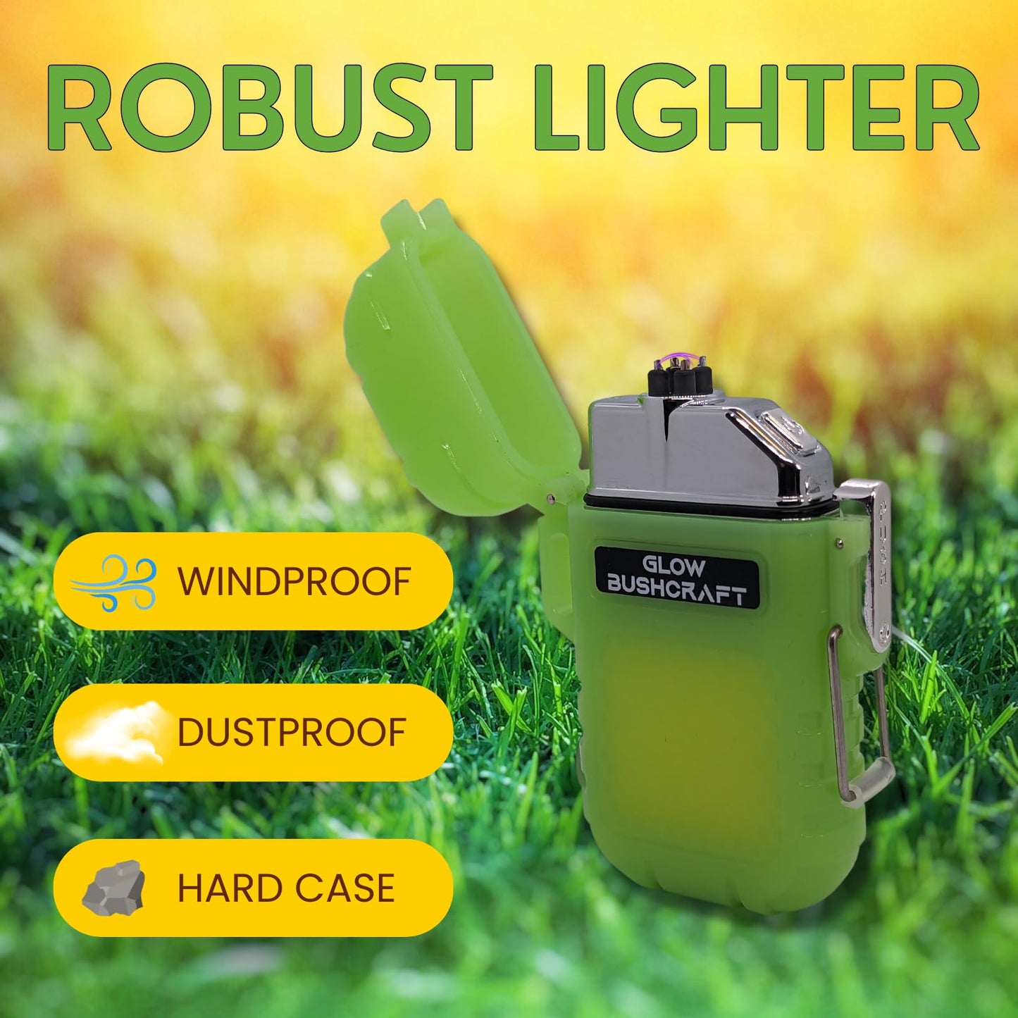 USB Rechargeable Plasma Lighter - Advanced Electric Lighter - Purple Mallet