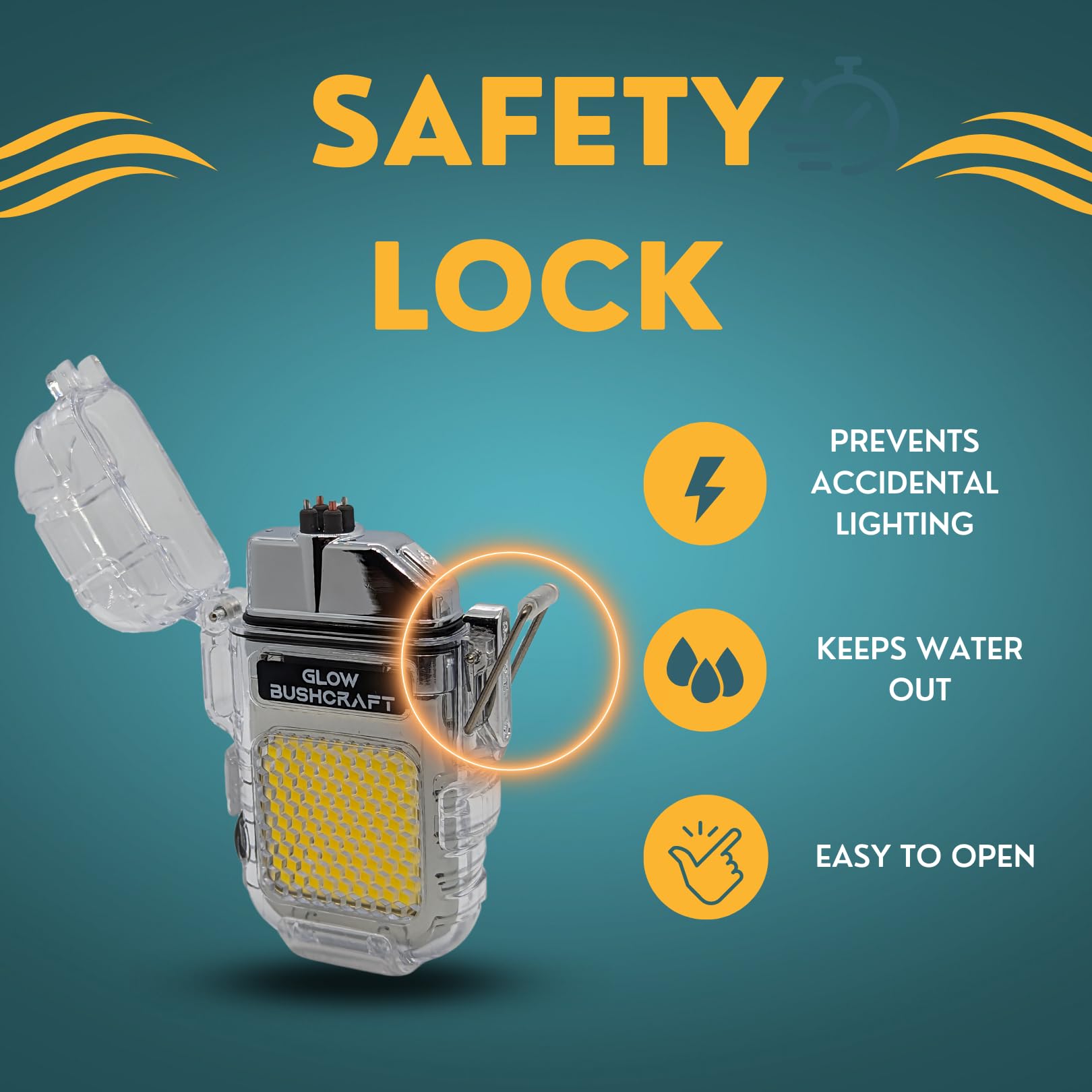 USB Rechargeable Plasma Lighter - Advanced Electric Lighter - Purple Mallet