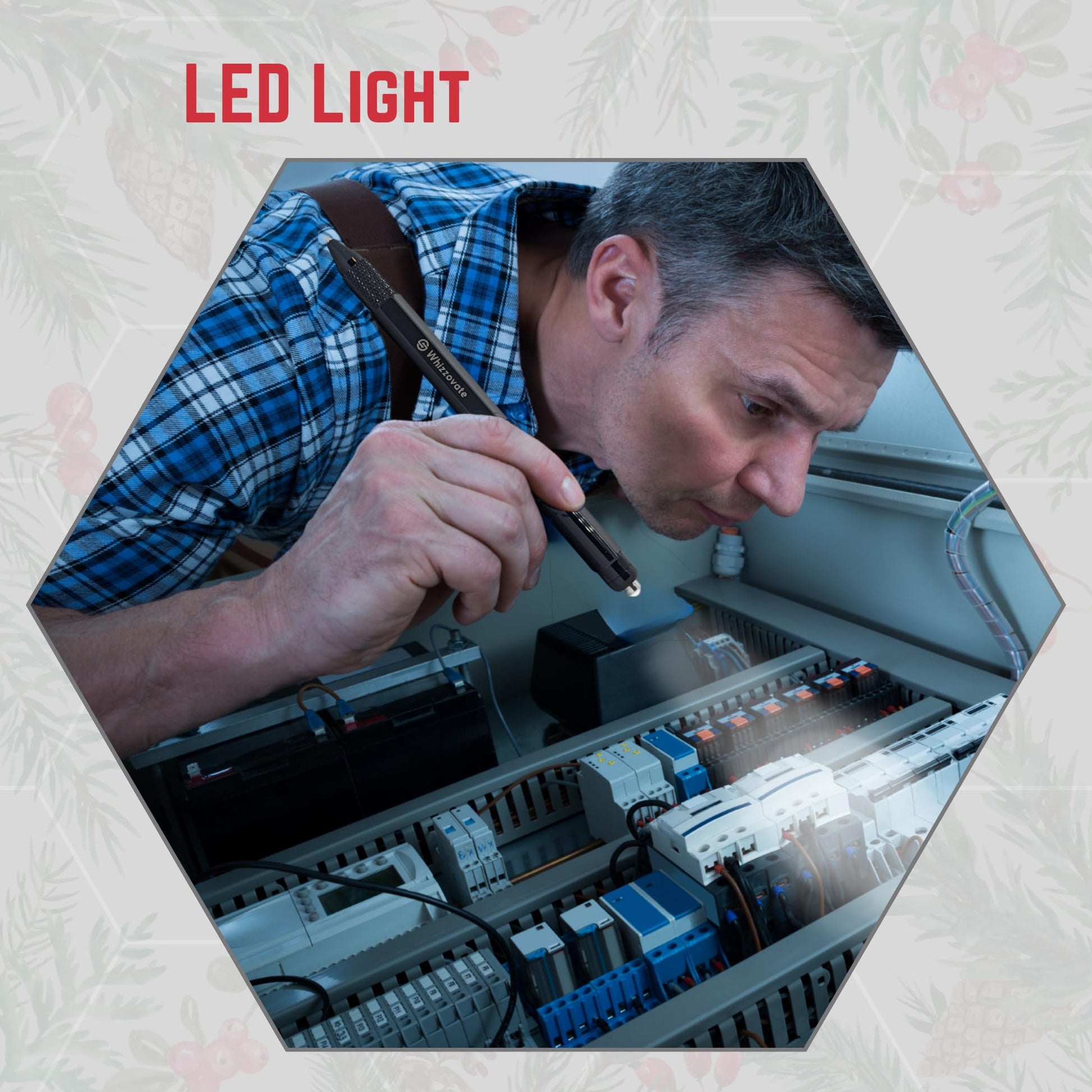 Versatile MultiTool Pen for Men - Ideal Gift for Christmas and Birthdays - Purple Mallet