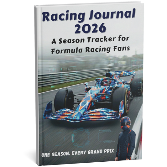 2026 Race Journal for Formula One Fans - F1 Track, Driver and Constructor Log in one Book
