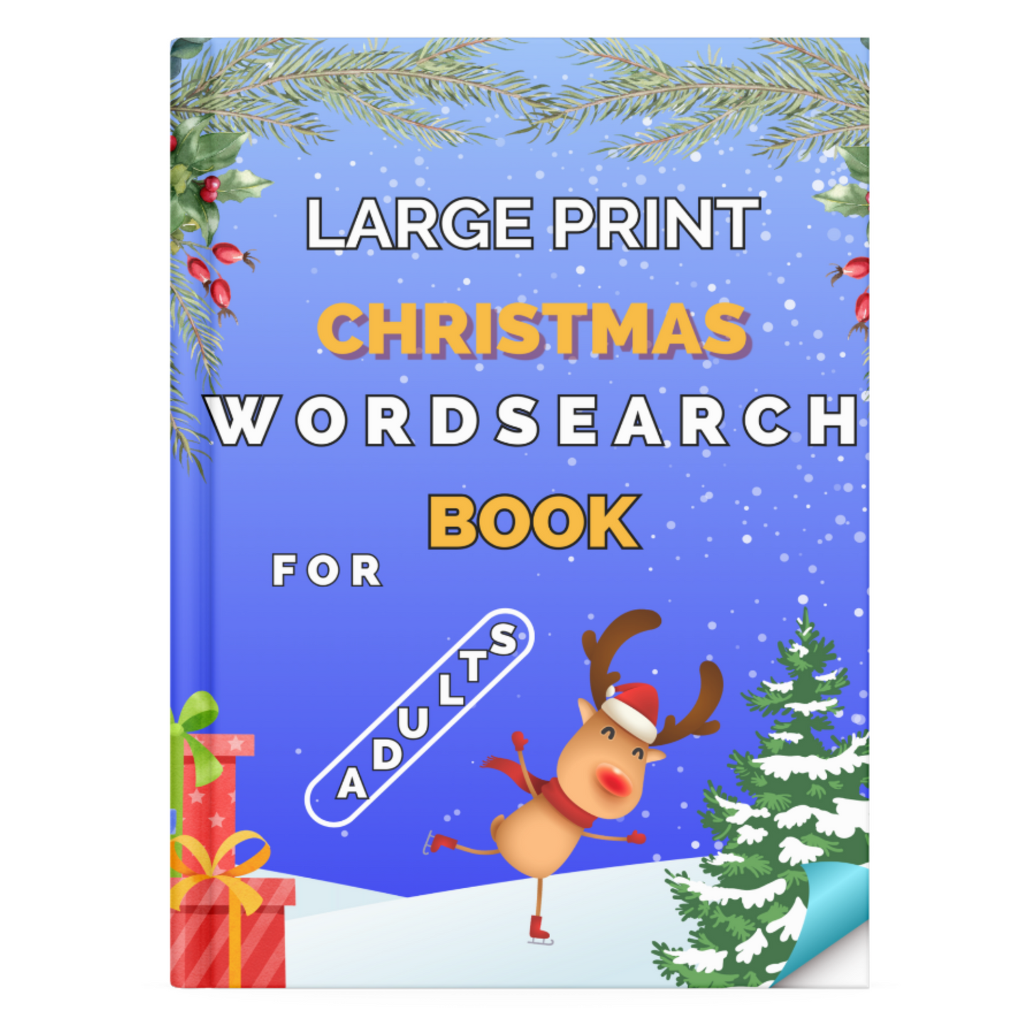 2023 Large Print Christmas Wordsearch Book for Adults - New Edition