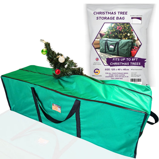 Christmas Tree Storage Bag - Store Your Christmas Tree - Holds up to 2.4m Trees - Oxford 600D Fabric - Purple Mallet